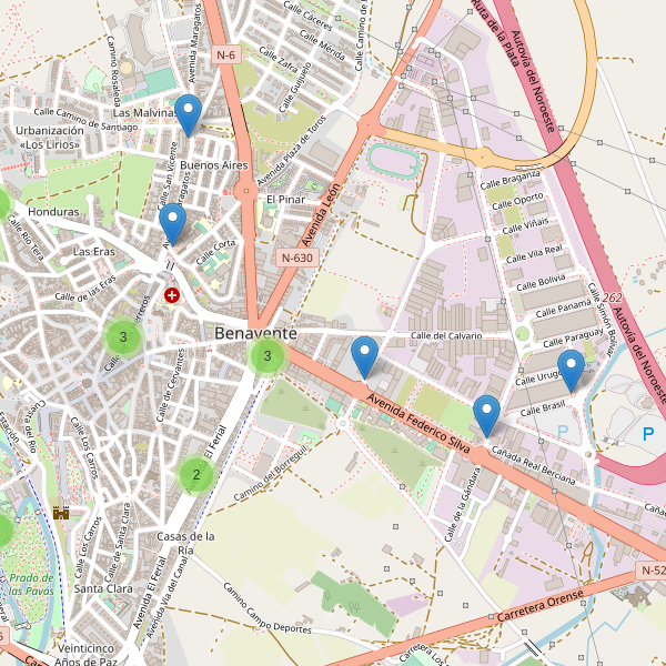 Mapa de bares en Benavente Thumbnail