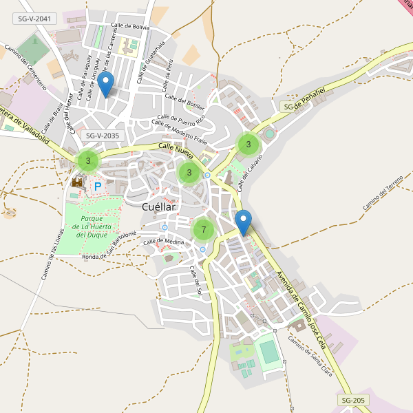 Mapa de bares en Cuéllar Thumbnail