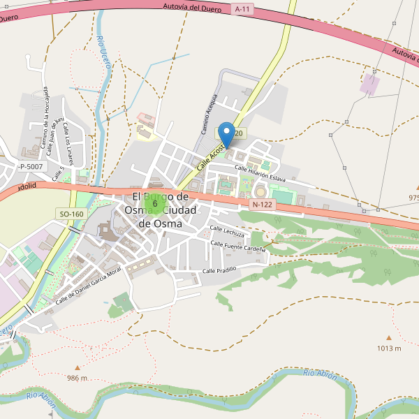 Mapa de bares en El Burgo de Osma - Ciudad de Osma Thumbnail