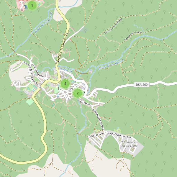 Mapa de bares en La Alberca Thumbnail