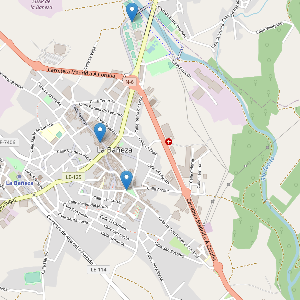 Mapa de bares en La Bañeza Thumbnail