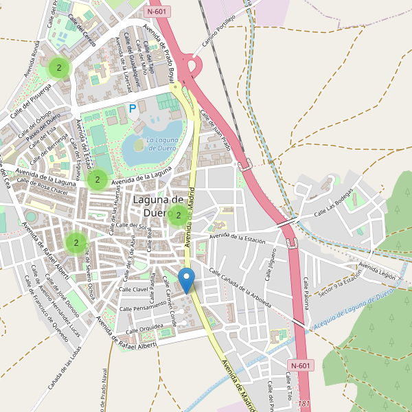 Mapa de bares en Laguna de Duero Thumbnail