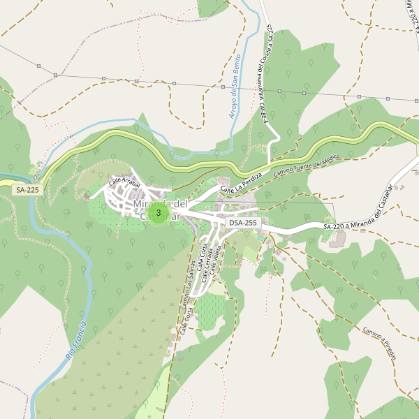 Mapa de bares en Miranda del Castañar Thumbnail