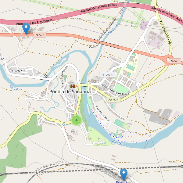 Mapa de bares en Puebla de Sanabria Thumbnail