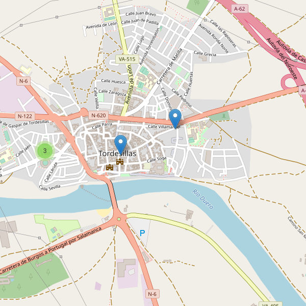 Mapa de bares en Tordesillas Thumbnail