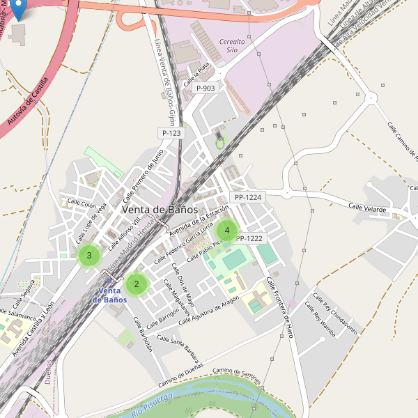 Mapa de bares en Venta de Baños Thumbnail