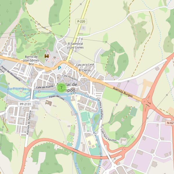 Mapa de cajeros-automaticos en Aguilar de Campoo Thumbnail