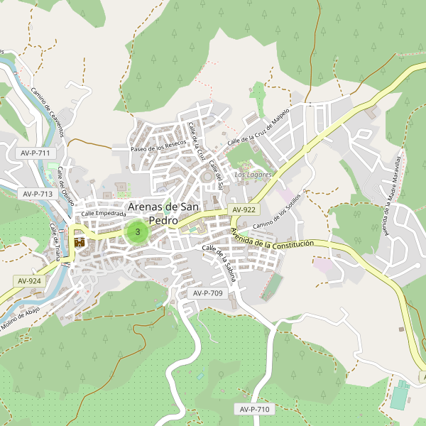 Mapa de cajeros-automaticos en Arenas de San Pedro Thumbnail