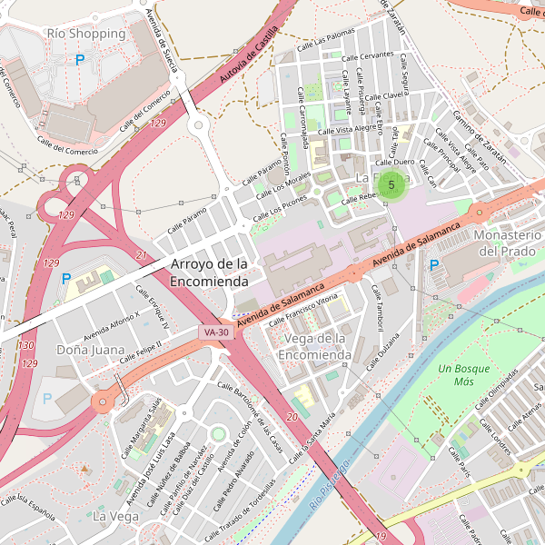 Mapa de cajeros-automaticos en Arroyo de la Encomienda Thumbnail