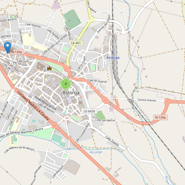 Mapa de cajeros-automaticos en Astorga Thumbnail