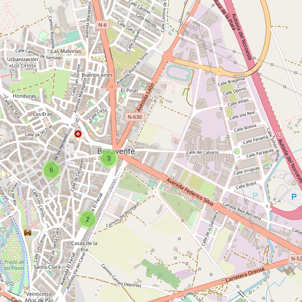 Mapa de cajeros-automaticos en Benavente Thumbnail