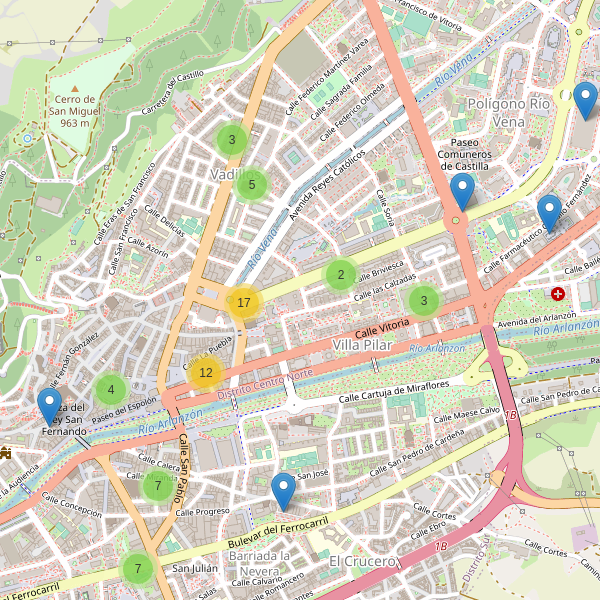 Mapa de cajeros-automaticos en Burgos Thumbnail