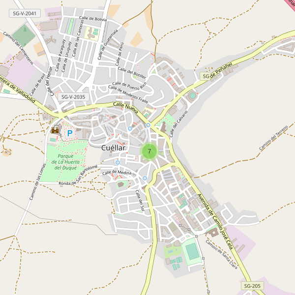 Mapa de cajeros-automaticos en Cuéllar Thumbnail