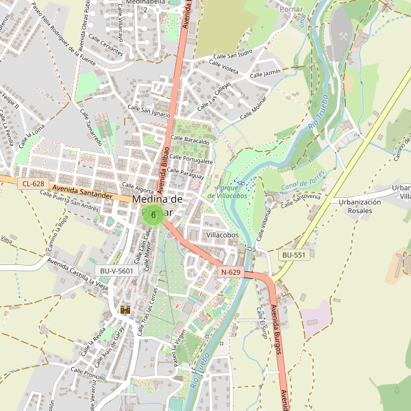 Mapa de cajeros-automaticos en Medina de Pomar Thumbnail