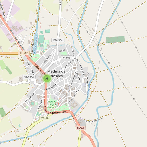 Mapa de cajeros-automaticos en Medina de Rioseco Thumbnail