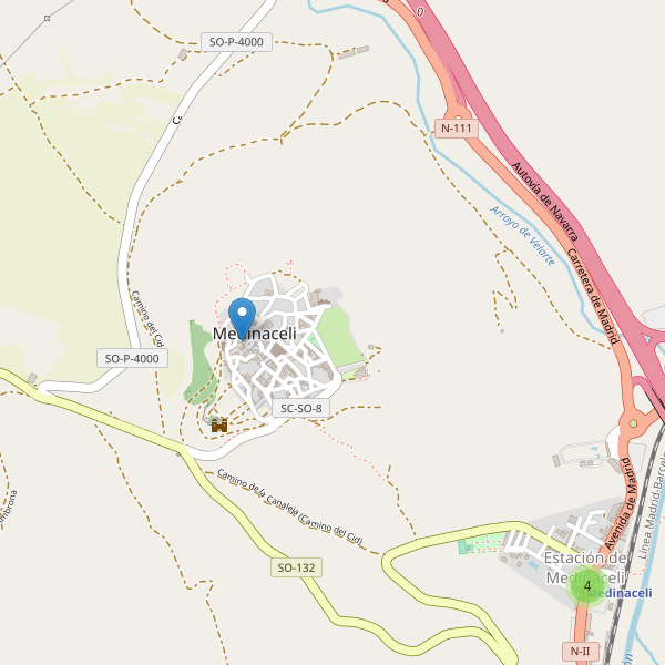 Mapa de cajeros-automaticos en Medinaceli Thumbnail