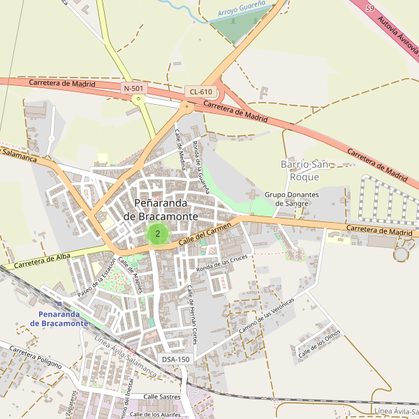 Mapa de cajeros-automaticos en Peñaranda de Bracamonte Thumbnail