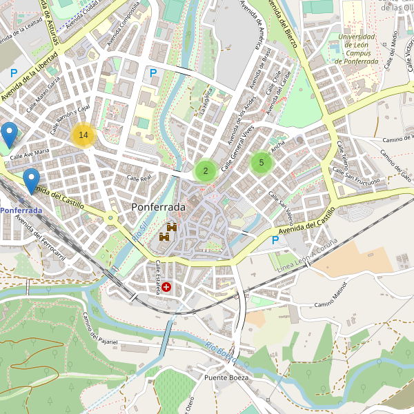 Mapa de cajeros-automaticos en Ponferrada Thumbnail