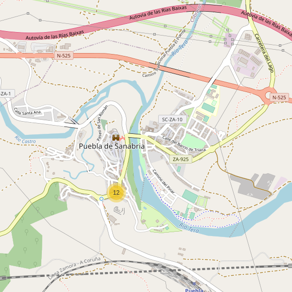 Mapa de cajeros-automaticos en Puebla de Sanabria Thumbnail