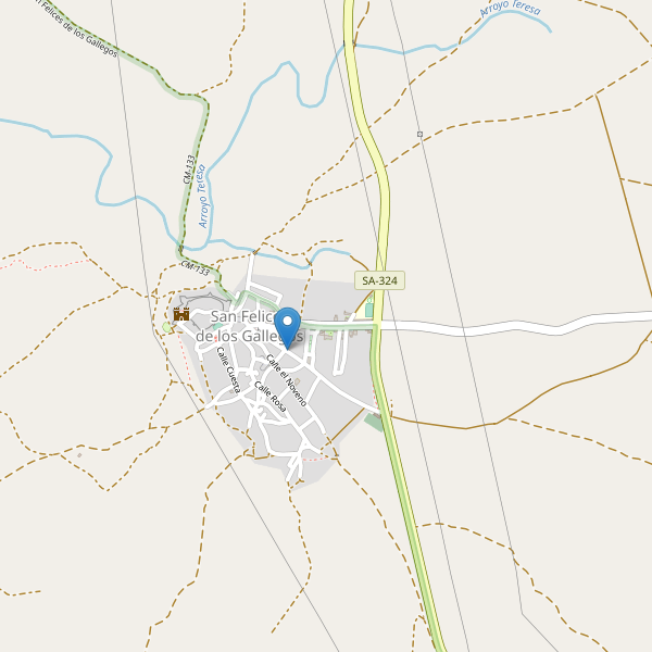 Mapa de cajeros-automaticos en San Felices de los Gallegos Thumbnail