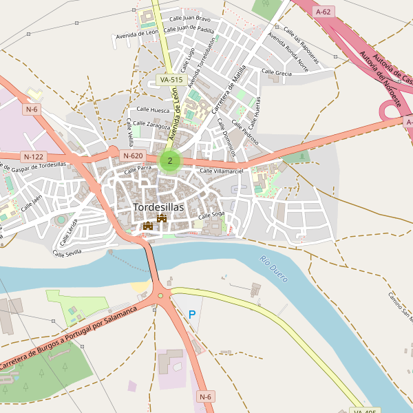 Mapa de cajeros-automaticos en Tordesillas Thumbnail