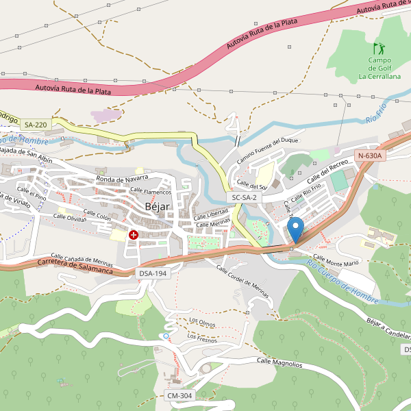 Thumbnail Mapa de cines en Béjar