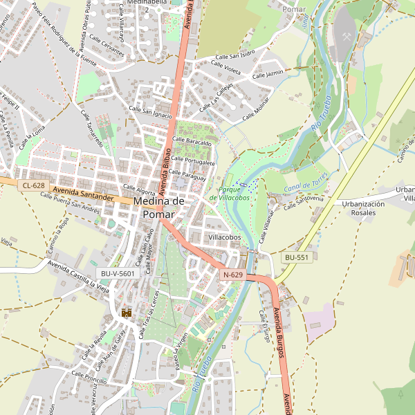 Thumbnail Mapa de cines en Medina de Pomar