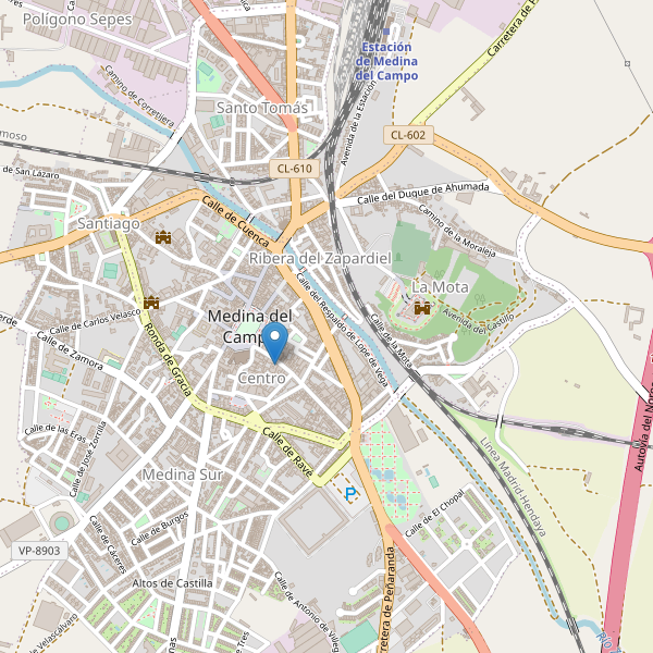 Thumbnail Mapa de cines en Medina del Campo