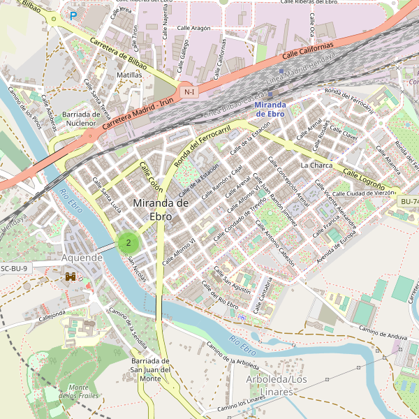 Thumbnail Mapa de cines en Miranda de Ebro