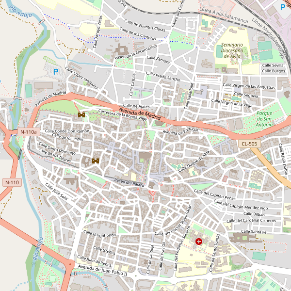Thumbnail Mapa de cines en Ávila