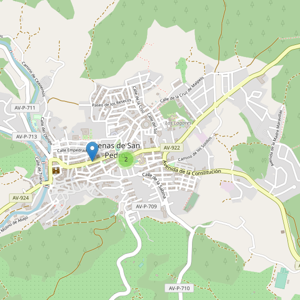 Mapa de escuelas en Arenas de San Pedro Thumbnail