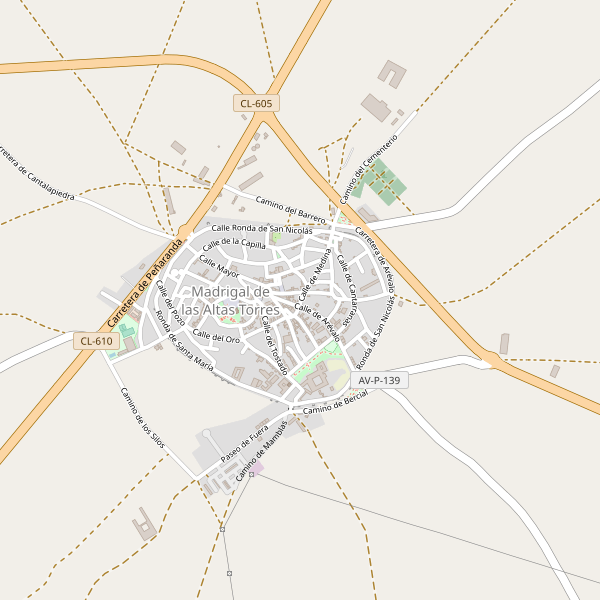 Mapa de escuelas en Madrigal de las Altas Torres Thumbnail