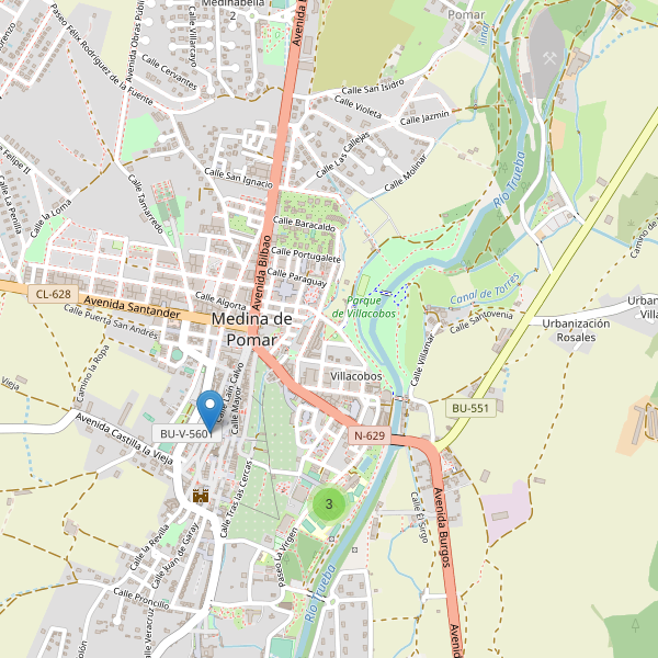 Mapa de escuelas en Medina de Pomar Thumbnail