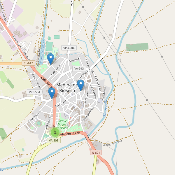 Mapa de escuelas en Medina de Rioseco Thumbnail