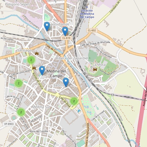 Mapa de escuelas en Medina del Campo Thumbnail