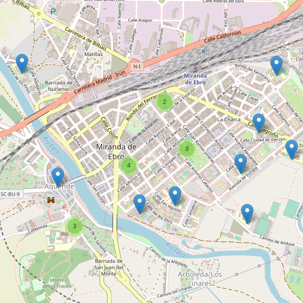 Mapa de escuelas en Miranda de Ebro Thumbnail