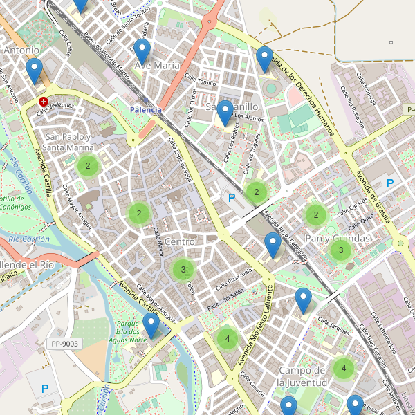 Mapa de escuelas en Palencia Thumbnail