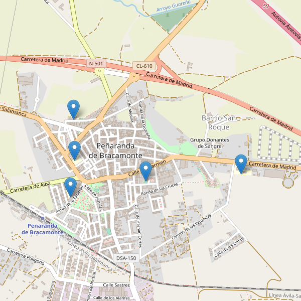 Mapa de escuelas en Peñaranda de Bracamonte Thumbnail