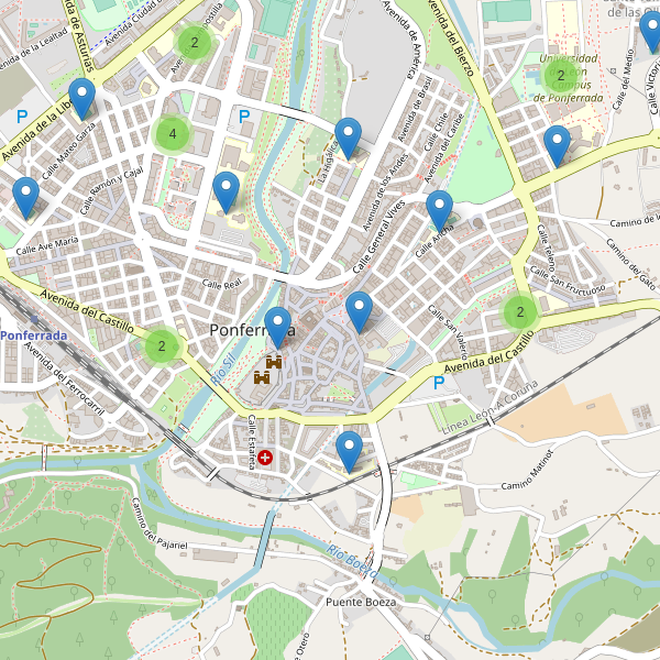 Mapa de escuelas en Ponferrada Thumbnail