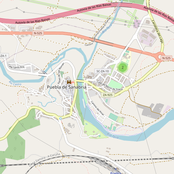 Mapa de escuelas en Puebla de Sanabria Thumbnail