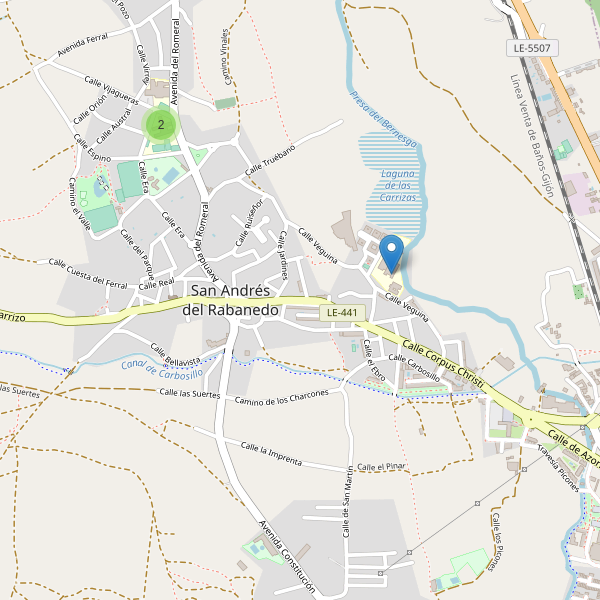 Mapa de escuelas en San Andrés del Rabanedo Thumbnail