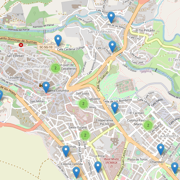 Mapa de escuelas en Segovia Thumbnail