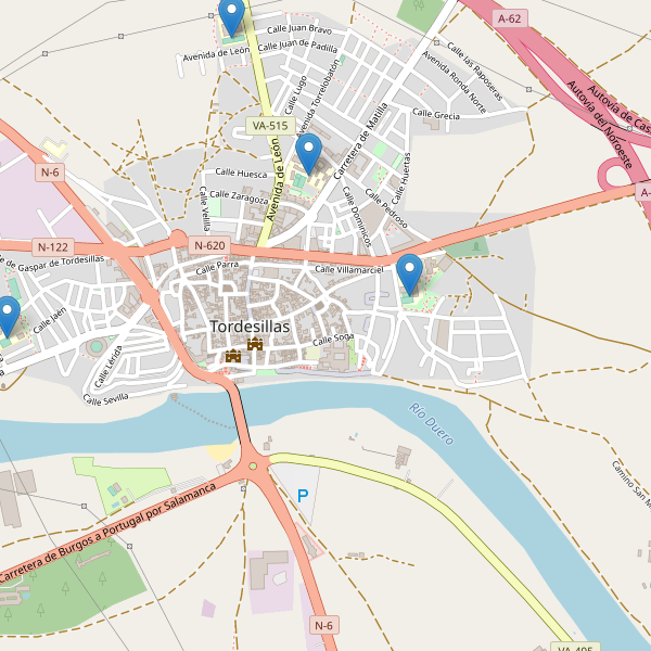 Mapa de escuelas en Tordesillas Thumbnail