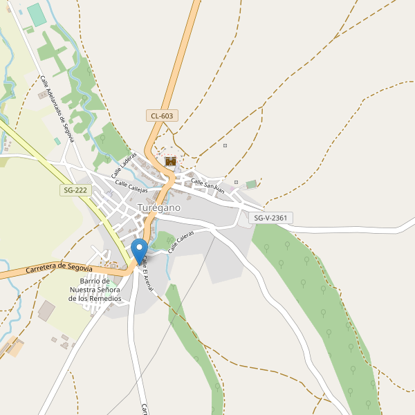 Mapa de escuelas en Turégano Thumbnail