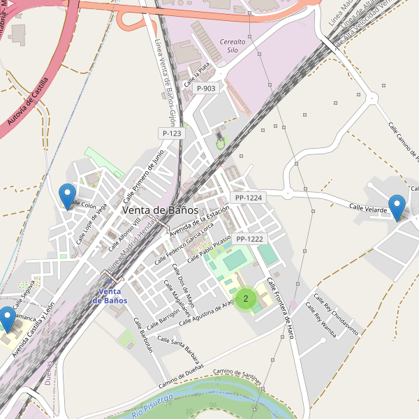 Mapa de escuelas en Venta de Baños Thumbnail