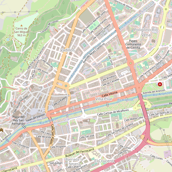 Mapa de estaciones en Burgos Thumbnail