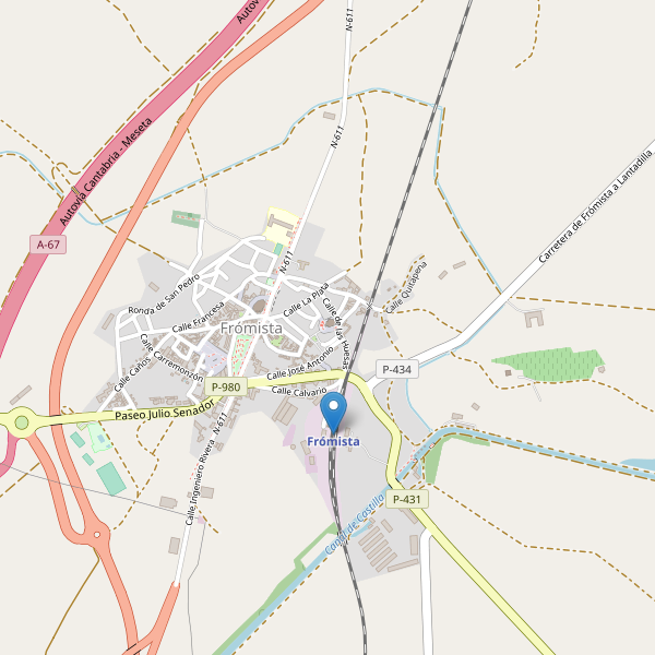 Mapa de estaciones en Frómista Thumbnail