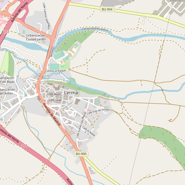 Mapa de estaciones en Lerma Thumbnail