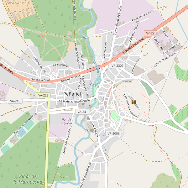 Mapa de estaciones en Peñafiel Thumbnail