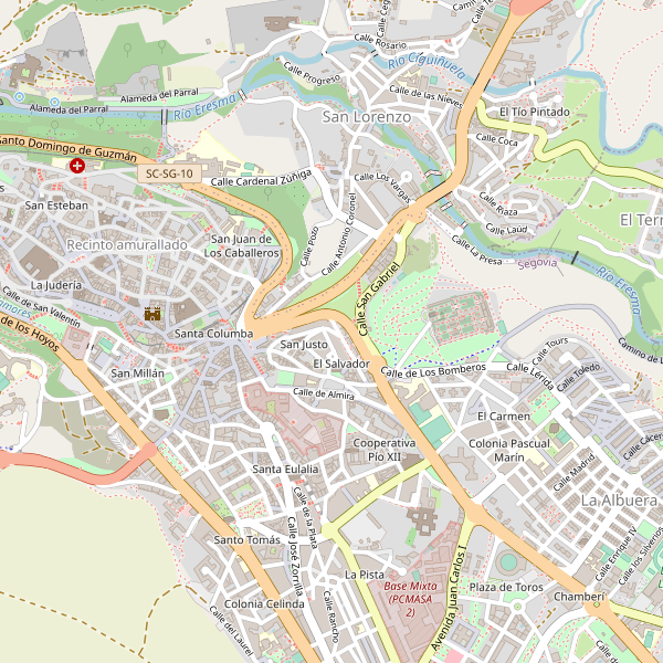 Mapa de estaciones en Segovia Thumbnail
